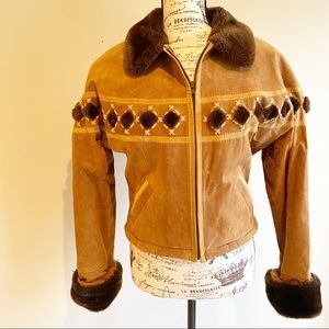 Seude leather jacket S